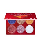 6-color diamond sequins eye shadow tray