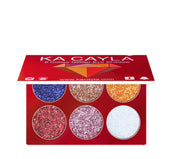 6-color diamond sequins eye shadow tray