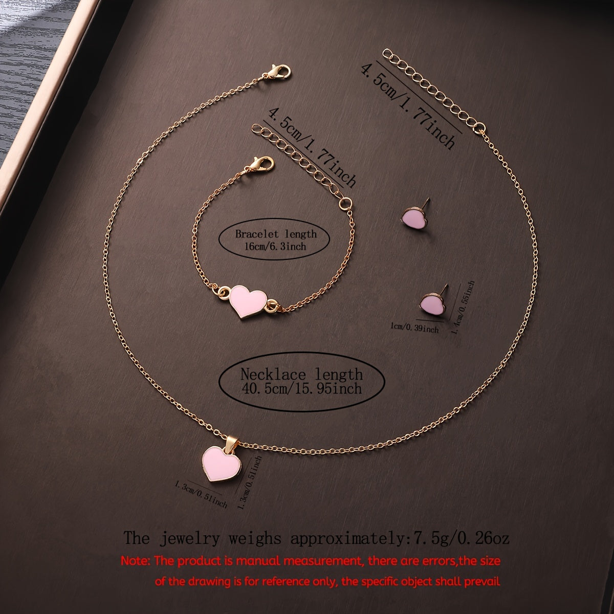 5pcs womens watch sports fashion business casual Electronic watch love shape decor earrings bracelets necklace school supplies halloween decorations halloween christmas decorations