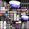 COSCELA Acrylic Powder Kit Nail Art Glitter Powder Gel Nail Polish Kit with Nail Drill And Nail Lamp Acrylic Liquid Manicure Tools Set Nail Extension Acrylic Nail Accessories Kit Valentine's Day Gift