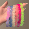 Hairband for Women in Jelly Color, Face Washing, Hair Pressing, Teeth, Waves, Anti-slip Headband, Women's Outing, Versatile Hair Clip, Temperament Headwear