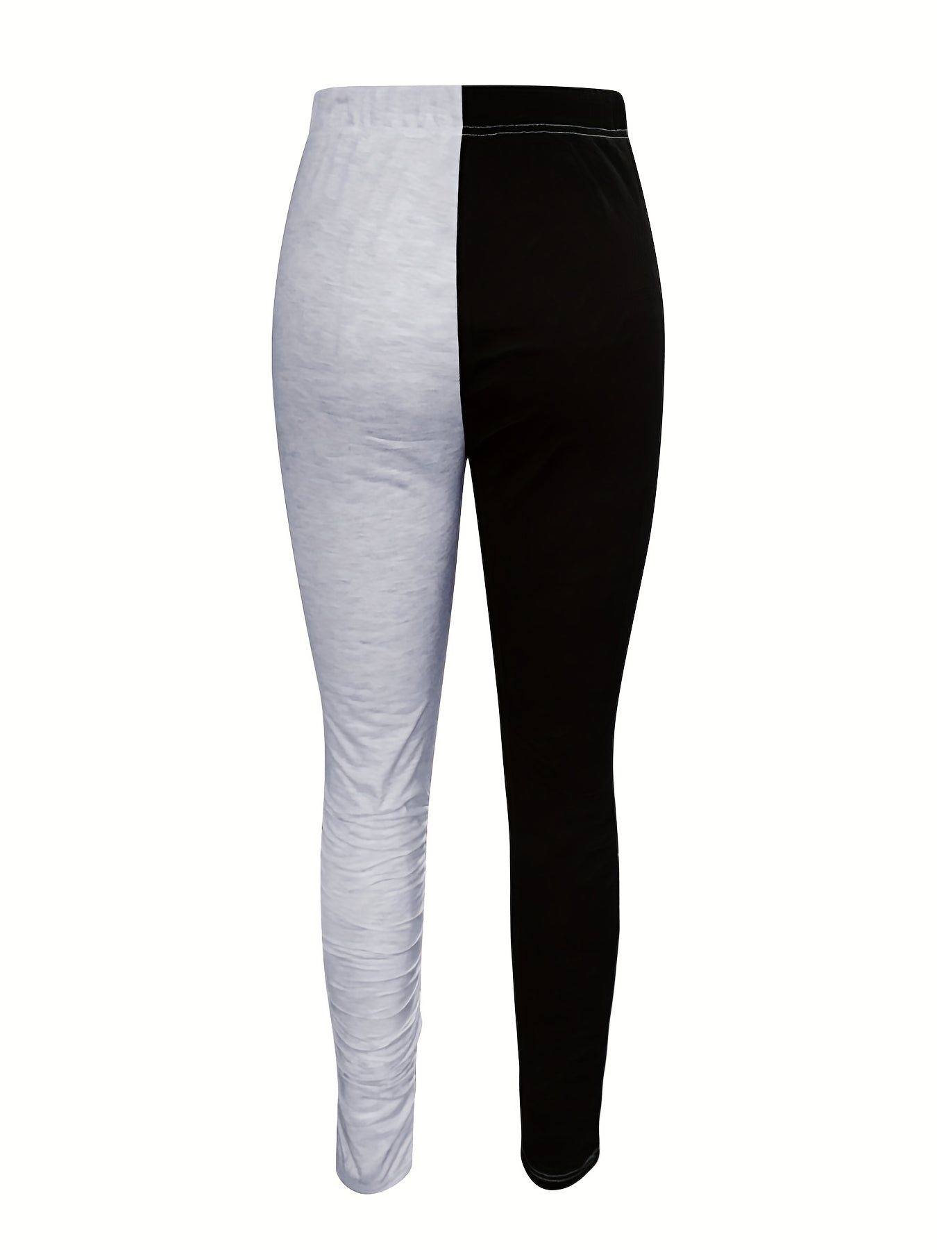 LW Mid Waist Color Block Ripped Drawstring Sports Pants for Adult, Summer