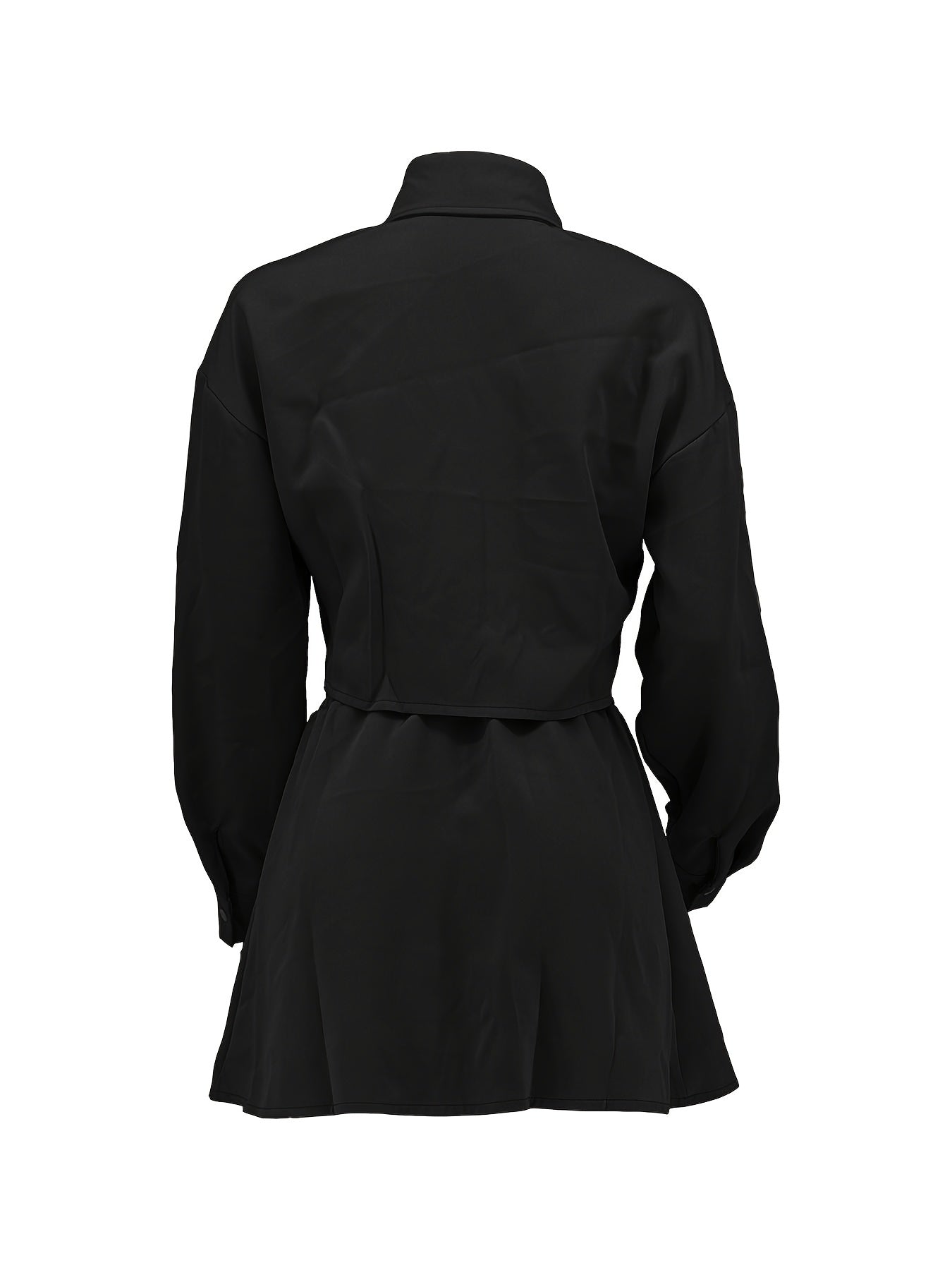 European and American Women's new spring/summer fashionable casual solid color skirt set