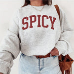 1pc Women'S Casual Crew Neck Sweater, Letter Print Long Sleeve Pullover for Autumn/ Winter, Knit Grey Sweatshirt