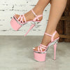 Fashionable High-Heeled Shoes for Women, Featuring Transparent Designs And Non-Slip Soles, Perfect for Music Festivals And Nightclubs, Including Models for Runway Shows And Pole Dancing.