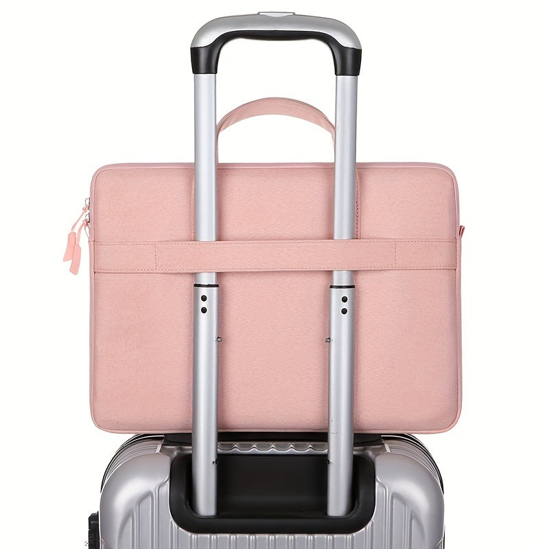 Laptop Shoulder briefcase Advanced sense large capacity commuter bag File bag Business handbag Lightweight computer bag