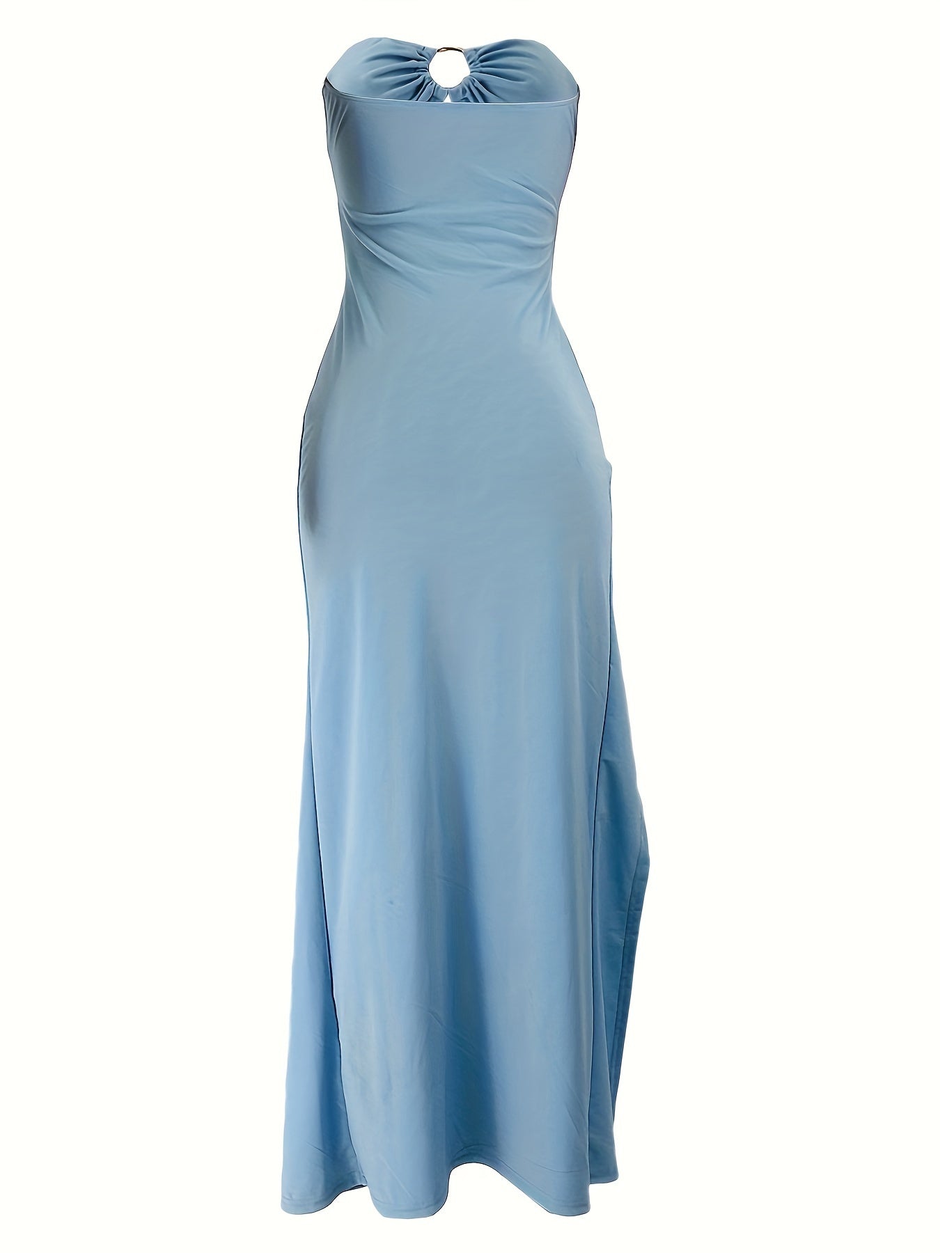 Cut Out Drawstring Dress, Y2K Sleeveless Dress For Party & Club - Women's Clothing -  Stylish & Trendy Design - Perfect for Night Out & Festivals - Ideal Gift for Fashionable Women