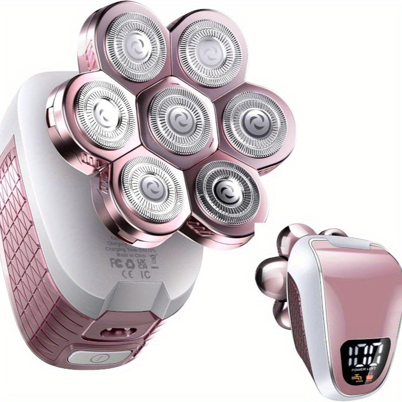 5-In-1 Cordless Electric Shaver for Sensitive Skin, Hair Remover for Women'S Legs, Bikinis And Face, Wet And Dry Shaver And Trimmer.