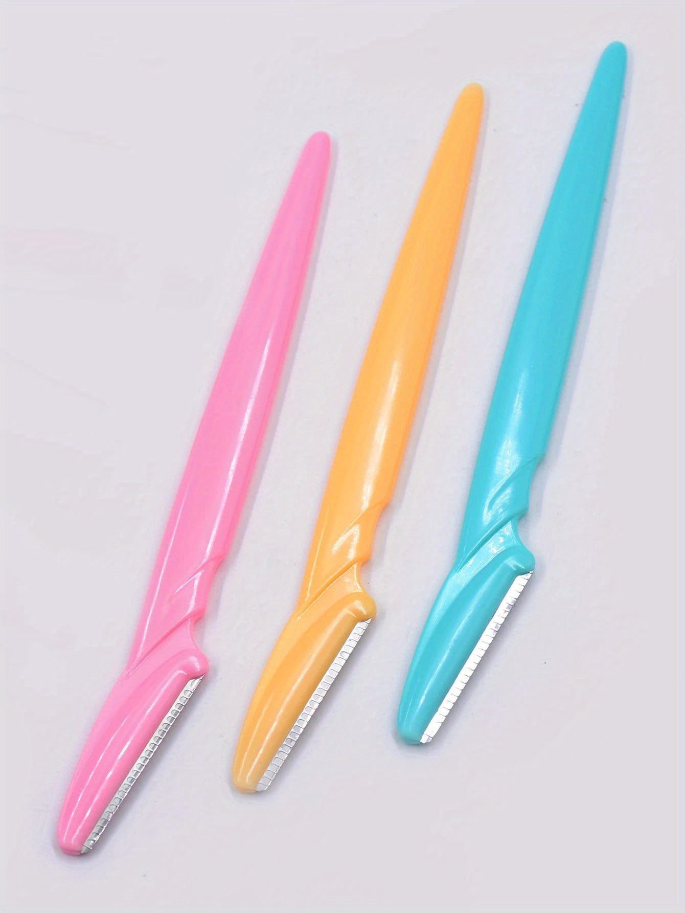 Set of 30pcs Eyebrow Pet Scissors Suit, Stainless Steel Blades, Portable Face Trimmer for Eyebrow Trimming and Hair Removal, Safe Grip Beauty Tools