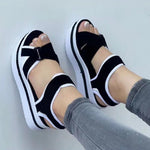 [Fast Deliver]Women's Fashion Thick Bottom Sandals Platform Shoes Breathable Lightweight Comfortable Home Slippers