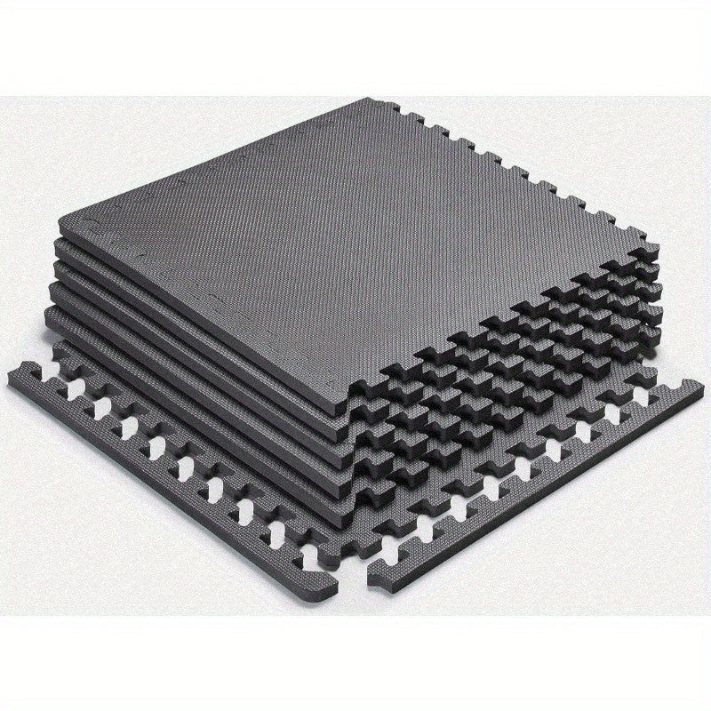 Marcy EVA Foam Interlocking Flooring Mat High Density NonSlip Tiles for Fitness Equipment Workout Cushion and Floor Protection