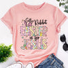 Silly Bunny Easter is Jesus Happy Easter Bunny Christian Graphic Print Fashion Casual Short Sleeve, Spring & Summer Fit Fit, Crew Neck Women'S Cheap Affordable T-Shirt