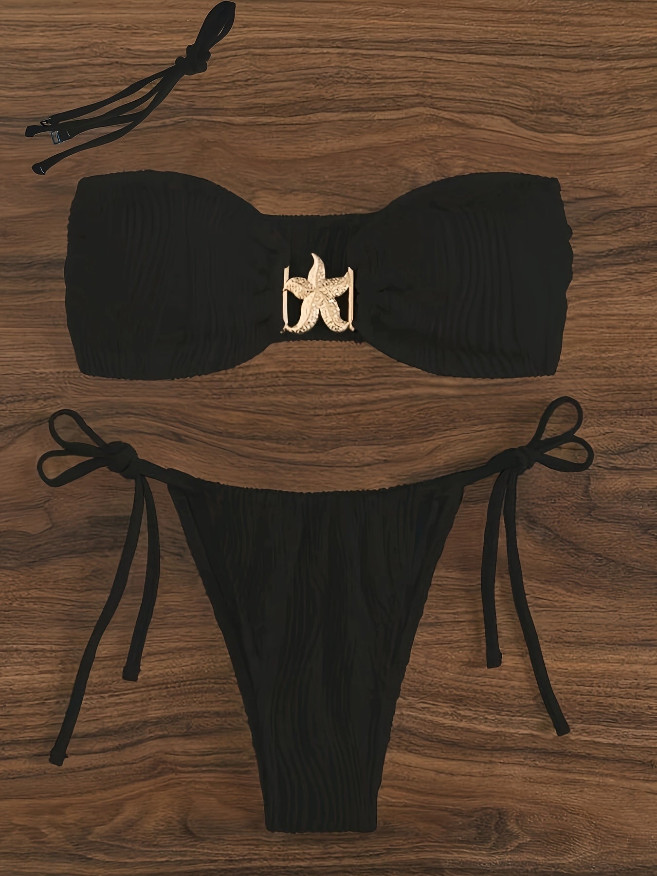 Women's Bikini Set with Sexy Starfish Decoration