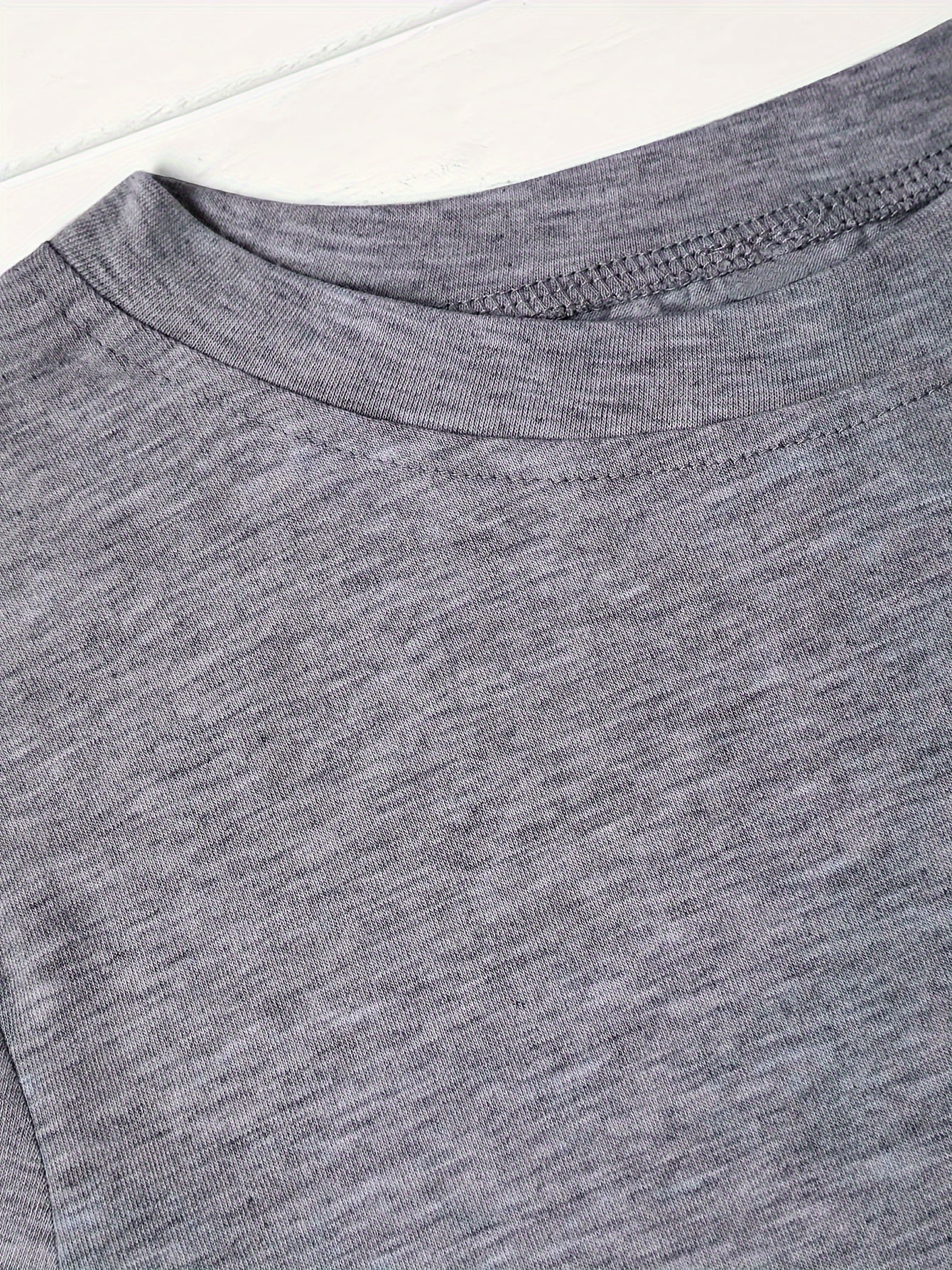 Letter & Figure Print Crew Neck T-shirt, Short Sleeve Casual Top For Spring & Summer, Women's Clothing