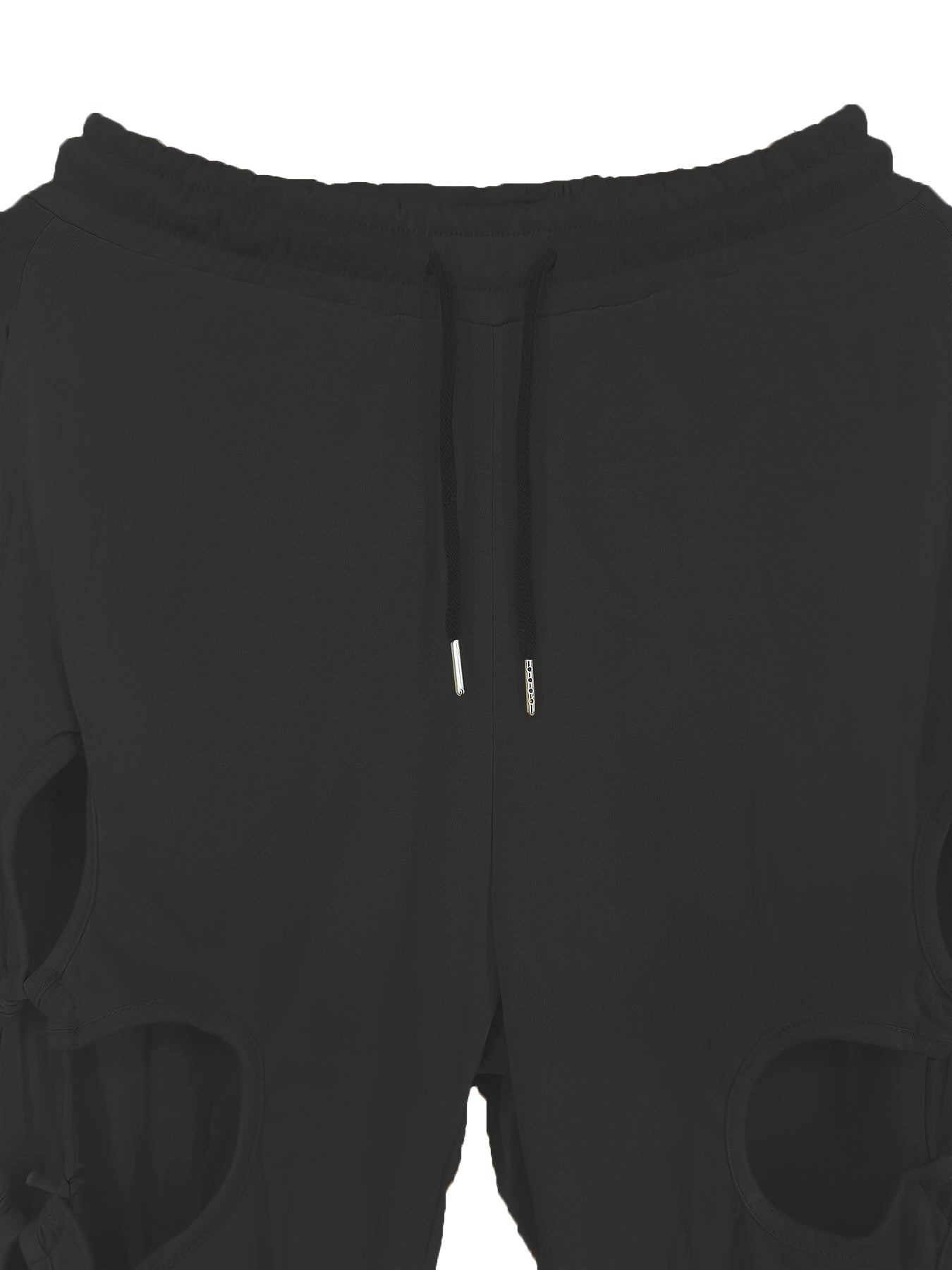Cut Out Elastic Pants, Sexy Pants For Spring & Summer, Women's Clothing