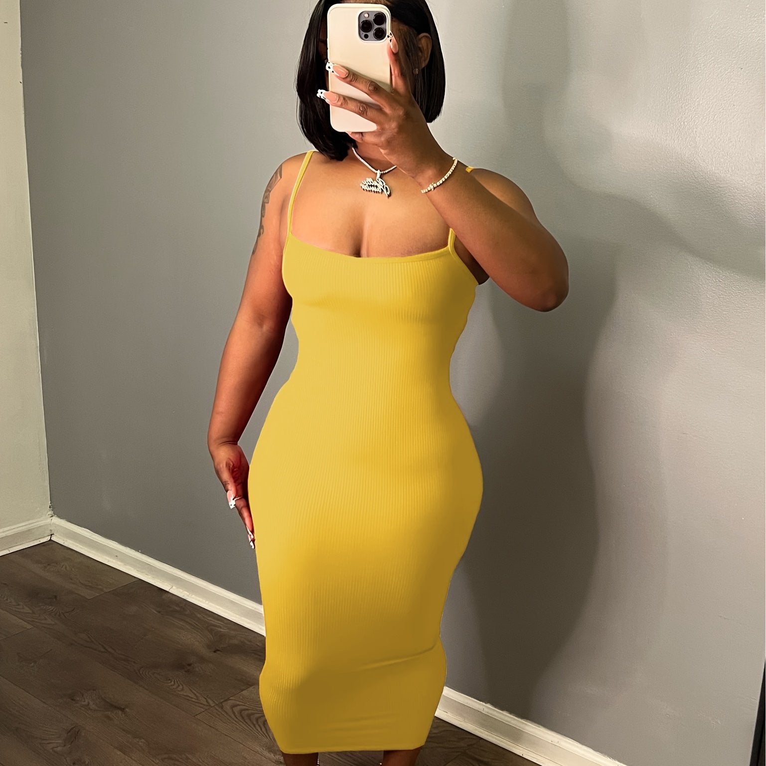 Women'S Casual Slip Dress Sleeveless Bodycon Dresses Ribbed Maxi Sundress Basic Party Club Dress