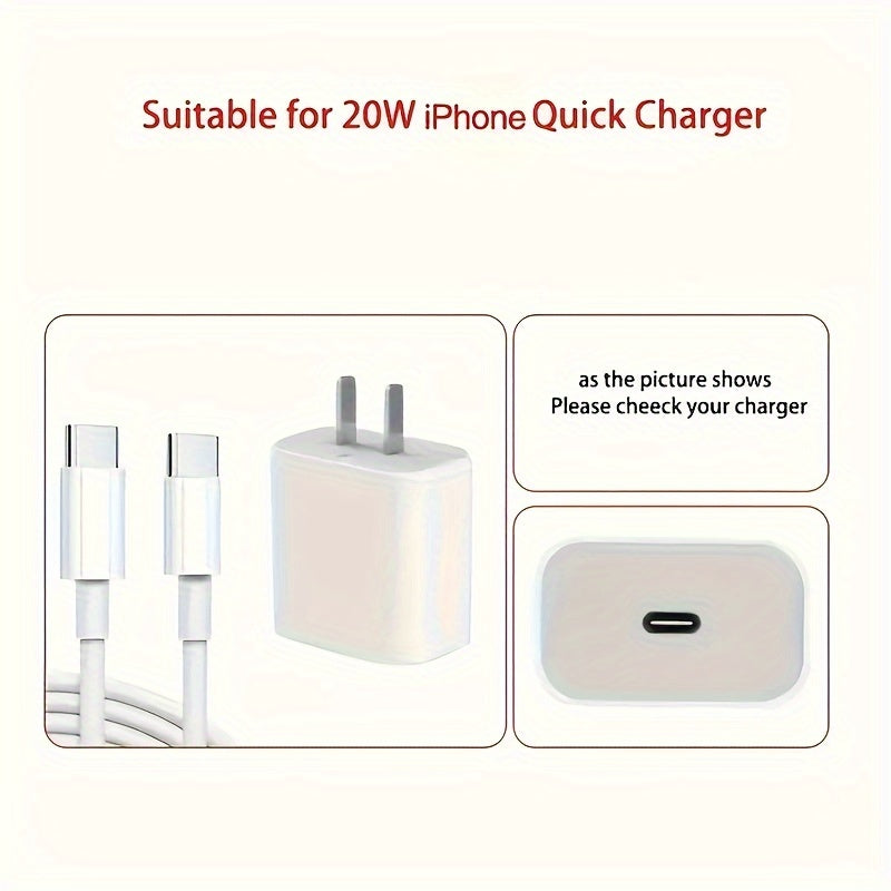 5-Pack Cute Bunny Pattern TPU Charger and Cable Protector Set, 18/20W Fast Charger Head Anti-Break Winder, Ideal Gift for Boyfriend/Girlfriend