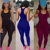 Large Size Women's Summer Vest Jumpsuit Milk Silk Sports Casual Pants