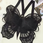 Chic Lace Cami Top with Bow Detail - V-Neck, Semi-Sheer Floral Print, Nylon Blend, Perfect for Casual Summer Wear