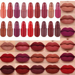 18 Color Matte Capsule Lipstick Set With Long-lasting Waterproof And Non Fading Lipstick That Does Not Stick To Cups Is A Must-have Cosmetic For Going Out for Halloween