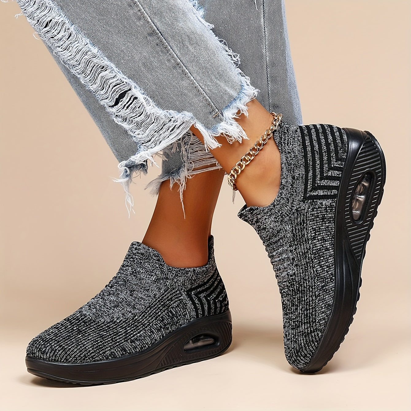 Women's 1 Pair Fashionable Causal Colorblock Round Toe Running Shoes, Sporty Lightweight Breathable Lace Up Running Shoes, Simple Design Running Shoes For Daily Wear