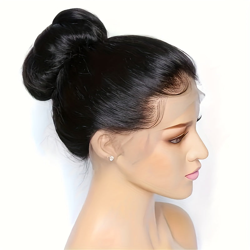360 Full Human Hair Lace Wig For Women - 26-36 Inch Straight HD Lace Front Wig With Transparent Lace, 180% Density, Natural Color, Perfect For Birthday Party Gifts