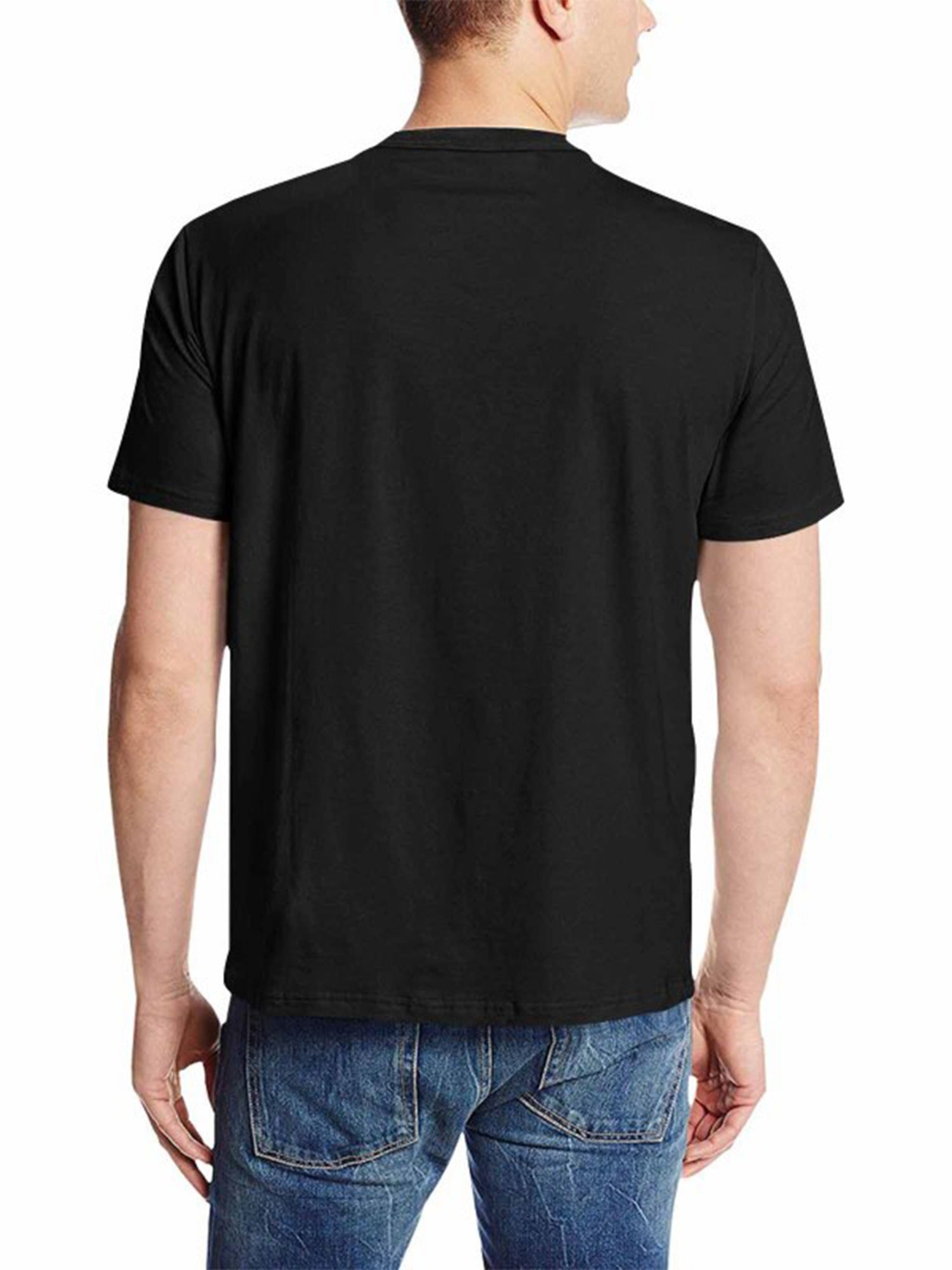 Husband Daddy Protector Graphic T-shirt Men'S Fashion Trend Cotton Round Neck Casual Letter Printed T-shirt