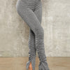 [Stretchy High-Waist Pants] High-Waist Stretchy Skinny Pants - Women's Casual Solid Color Machine Washable - Perfect for All Seasons