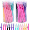 Set of 30pcs Eyebrow Pet Scissors Suit, Stainless Steel Blades, Portable Face Trimmer for Eyebrow Trimming and Hair Removal, Safe Grip Beauty Tools