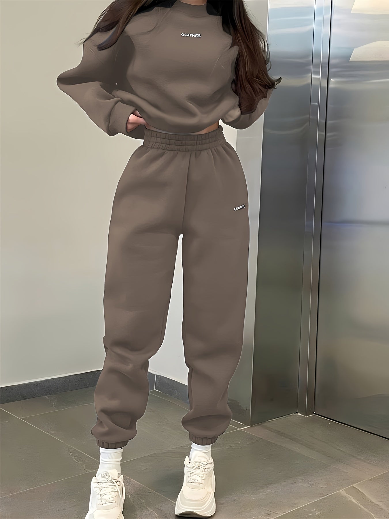 Autumn Winter Two-piece Set - Outdoor Sports and Leisure for Women - ALL/Global/All
