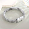 A Trendy Women's Bracelet With A Simple Style, Made Of Stainless Steel. It Has A Punk And Hip-hop Design, Suitable For Business, Daily Wear, Parties, Vacations, Birthdays, Anniversaries, And More.