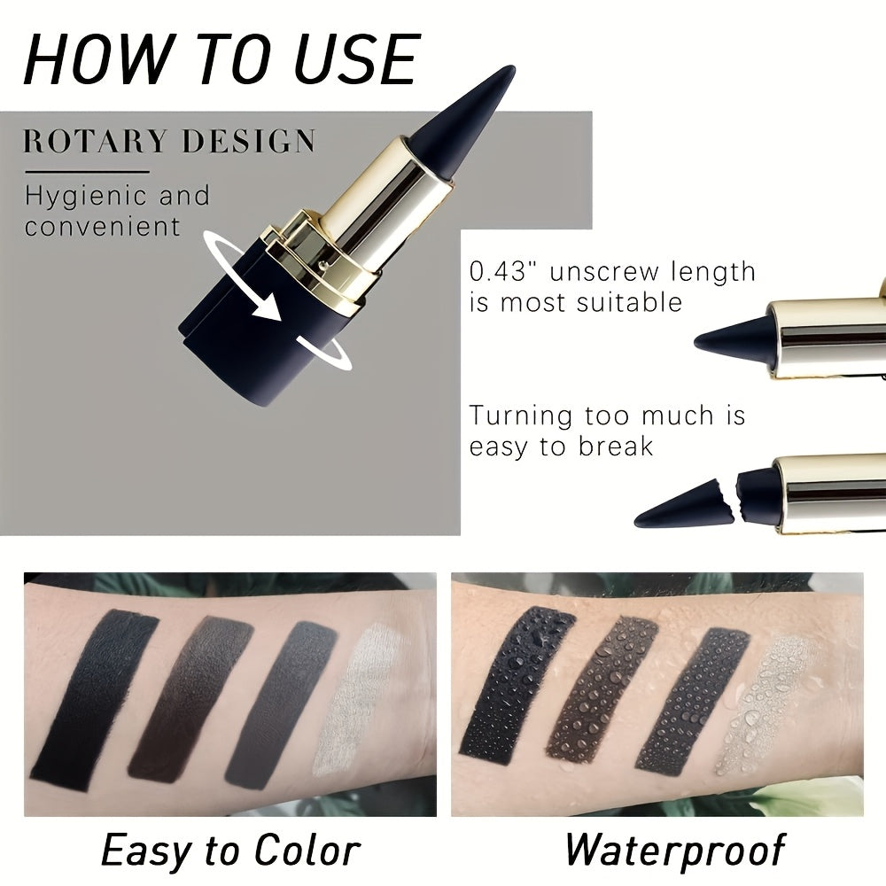 2pcs Waterproof and Sweat-Resistant Multi-Use Eye Pencil Set, Smudge-Resistant, for Eyes and Lips