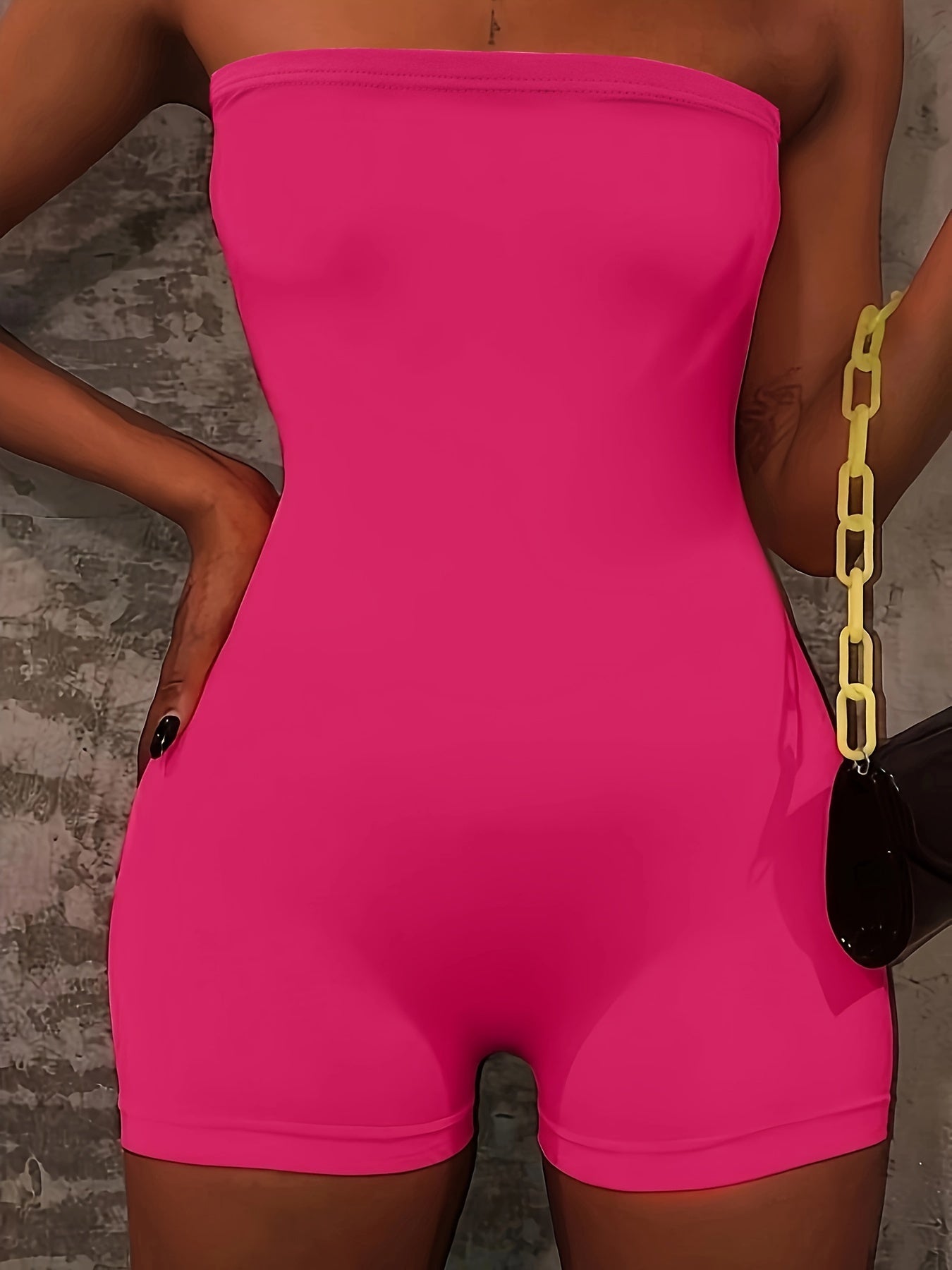 Elegant Off-Shoulder Women’s Romper - Sleeveless Bodycon Jumpsuit, Red Polyester & Spandex Blend, Form-Fitting Summer Outfit for Stylish Women, Semiformal Attire | Stylish Women's Wear | Comfortable Fit