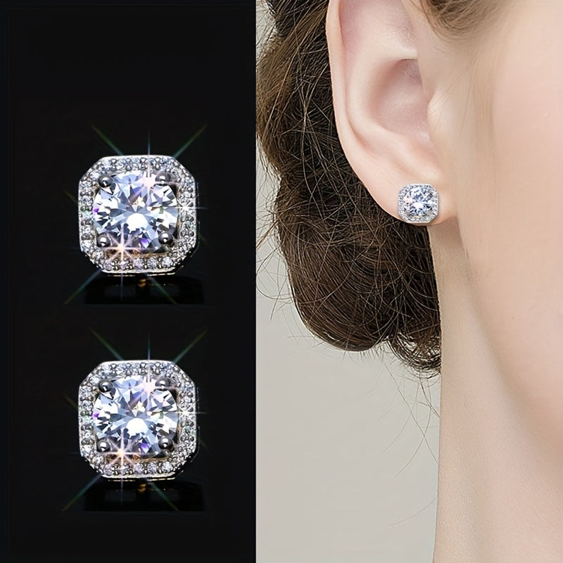 3pcs Set, 1 Necklace, 1 Pair Of Earrings And 1 Ring, Cold And Simple Style, Daily Gift