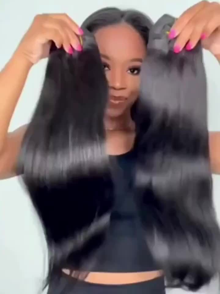 Straight Real Human Hair Clip In Hair Extensions 100% Unprocessed Virgin Human Hair Clip In Seamless Real Human Hair Clips Hair Accessories 8Pcs/Set With 18 Clips 120g