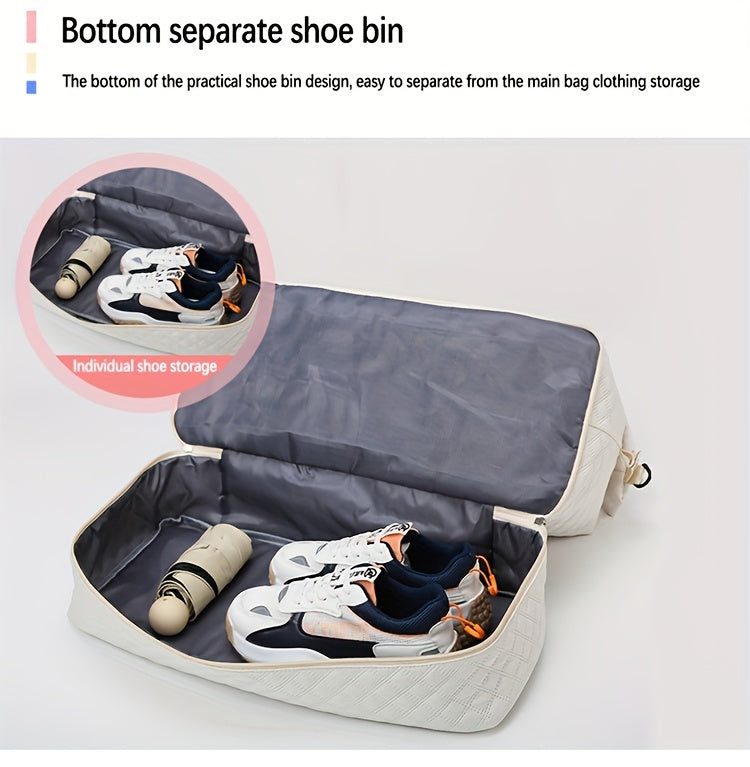 Large Capacity Multifunctional Travel Bag Set - Daily Travel Vacation Business Trip Clothes Toiletries Storage Bag, New Simple Fitness Bag
