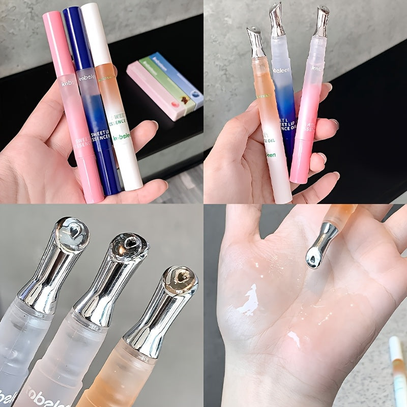 Hydrating Berry-Infused Lip Gloss – Moisturizing & Long-Lasting Lip Oil with Glossy Finish, Nourishing Formula for All Skin Types | Valentine's Day Gift for Her
