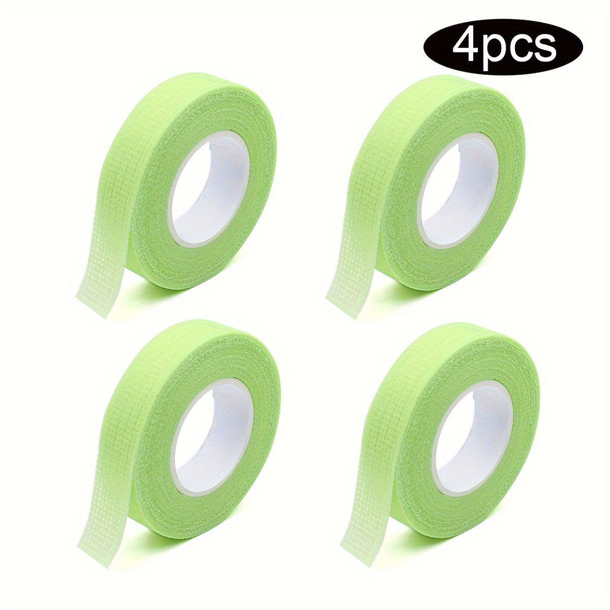 4 Rolls of SoftTouch Micropore Fabric Eyelash Extension Tapes - Breathable, Colorful, Professional-Grade Adhesive for Grafting Eye Lashes - 9m Long, Gentle on Skin, Easy to Remove, Reusable