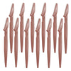 12pcs- stainless steel trimmer razor with protective case, suitable for both men and women - precision eyebrow razor