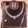 High-end Simple Zircon Necklace Suit