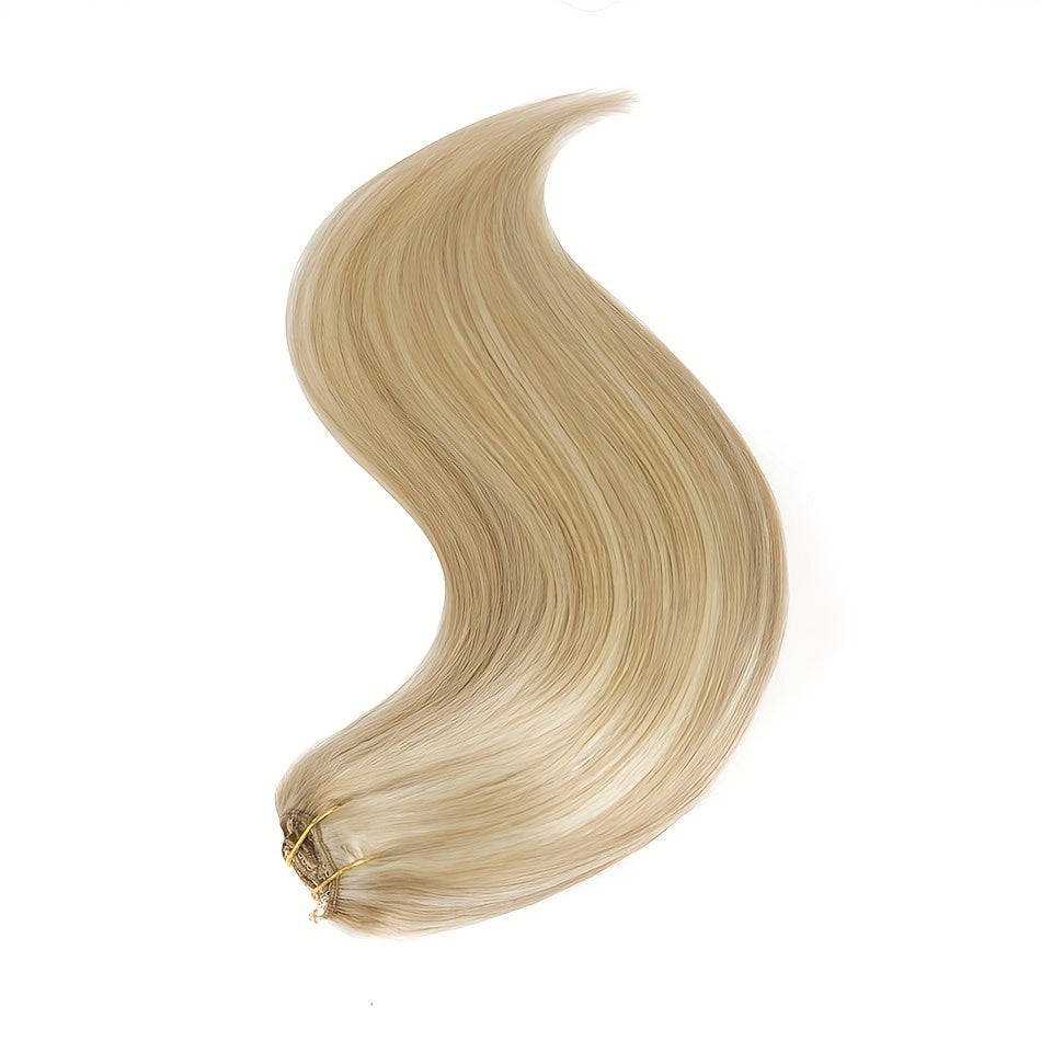 75G Real Human Hair Clips 6pcs 1 Set Can Be Worn, 2 Sets Can Be Very Full