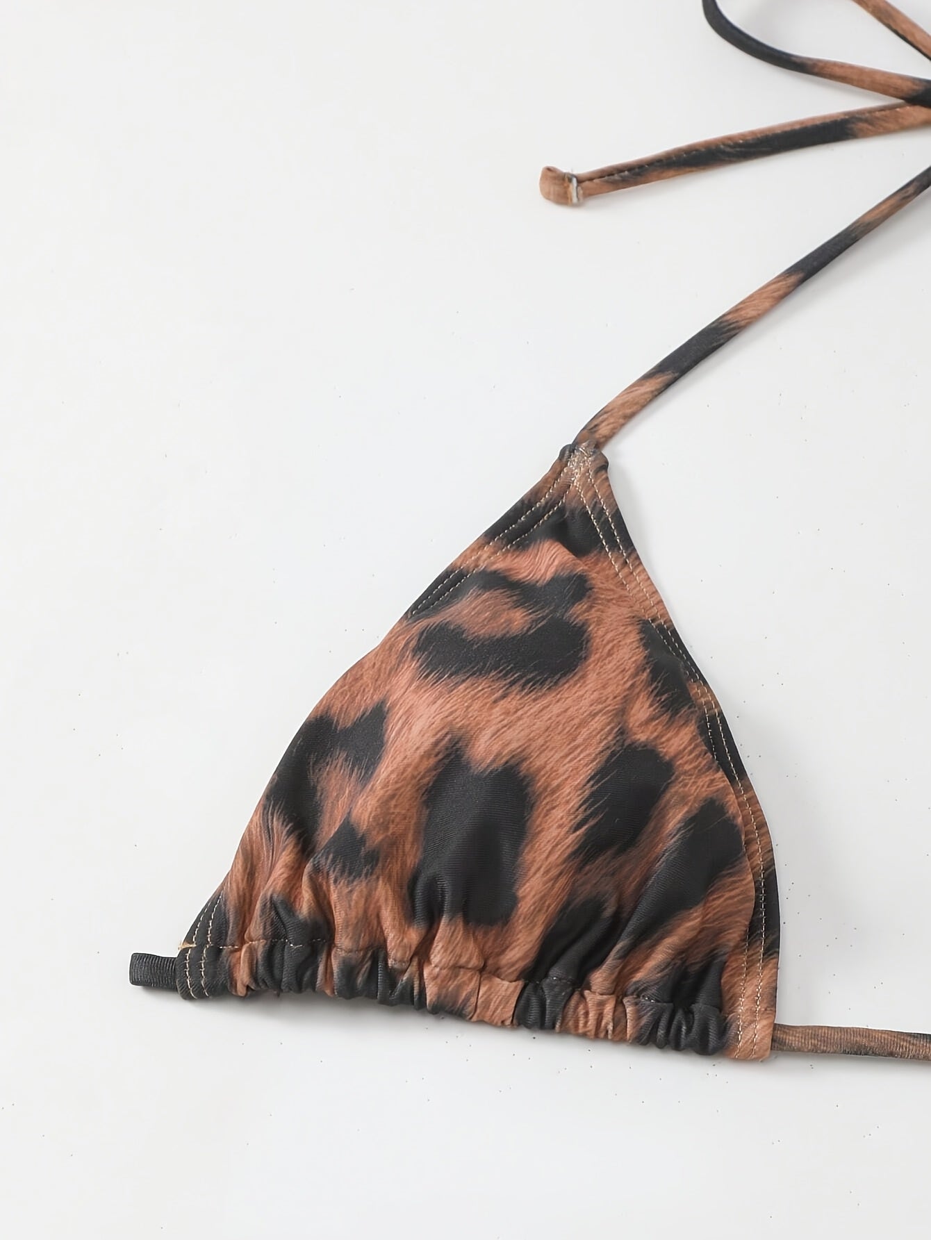 New Women's Swimsuit European Style Sexy Print Two-Piece Leopard Print Swimwear Set