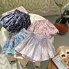 Children's Floral Shorts Bud Skirt Pants Fashionable