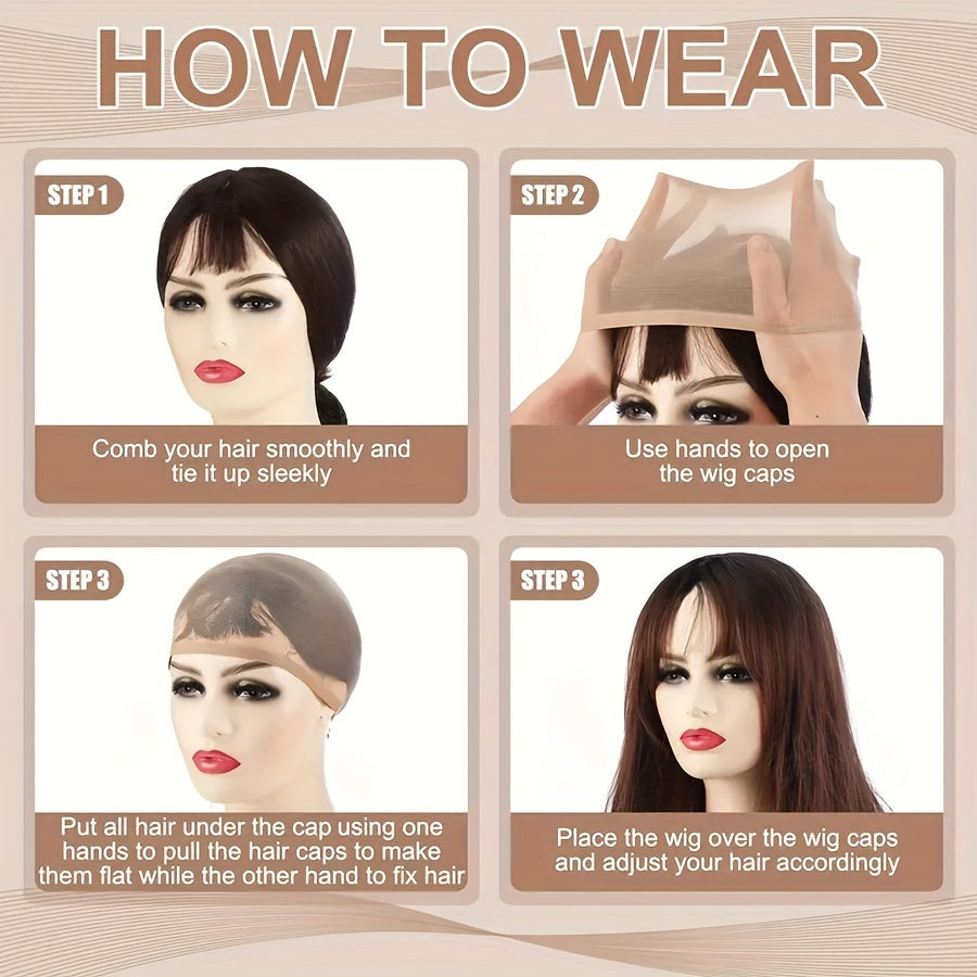 20-100pcs Ultra Thin Sheer Wig Caps - Hd Stocking Cap with Stretchy Nylon Mesh for Weave, Breathable, Invisible, and Comfortable Hair Net - Perfect for Hair Extensions and Wigs