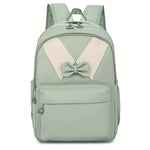 Airline Approved Unisex Carry-On Backpack - Foldable Oxford Fabric with Adjustable Straps, Zipper Closure & Pink Bow Design for College, Travel, Hiking, School (Hand Wash Only), Travel Backpack | Casual Backpack | Durable Bac