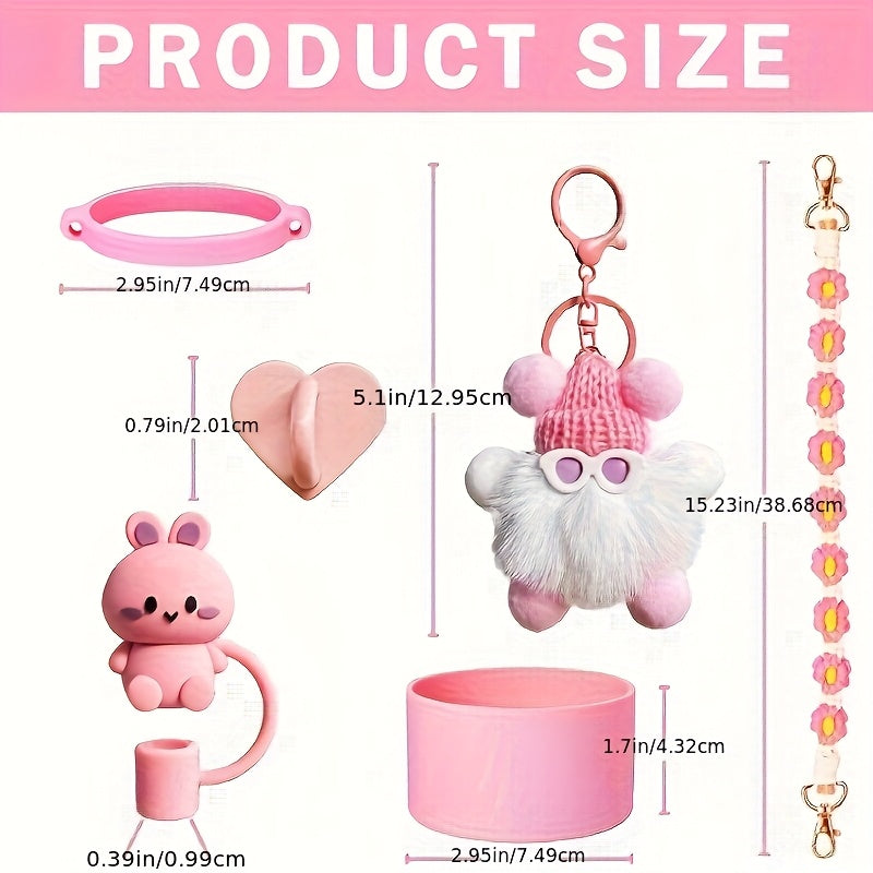 6pcs Bling Cup Accessories for 40oz & 30oz Tumbler
