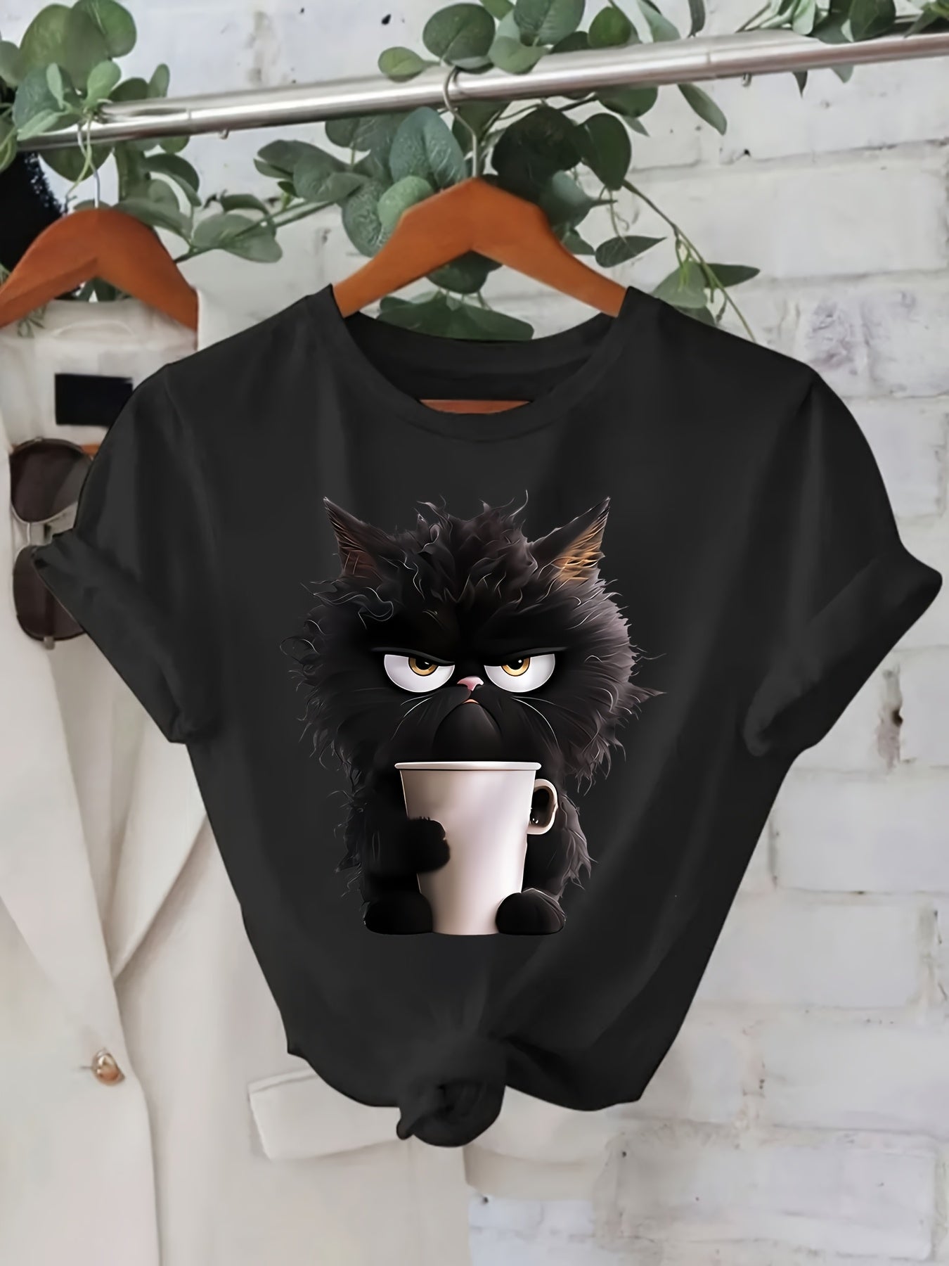 Women's Casual Leopard Print Bowknot T-Shirt - Short Sleeve, Round Neck, Soft & Comfortable Fabric, Perfect for Spring/Summer Fashion, Green Graphic Tee with Stylish Bow Design, Casual Wear | Playful Graphic Tee | Stylish Gra