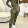 Elegant Directional Women'S Casual Hoodie And Pants Set