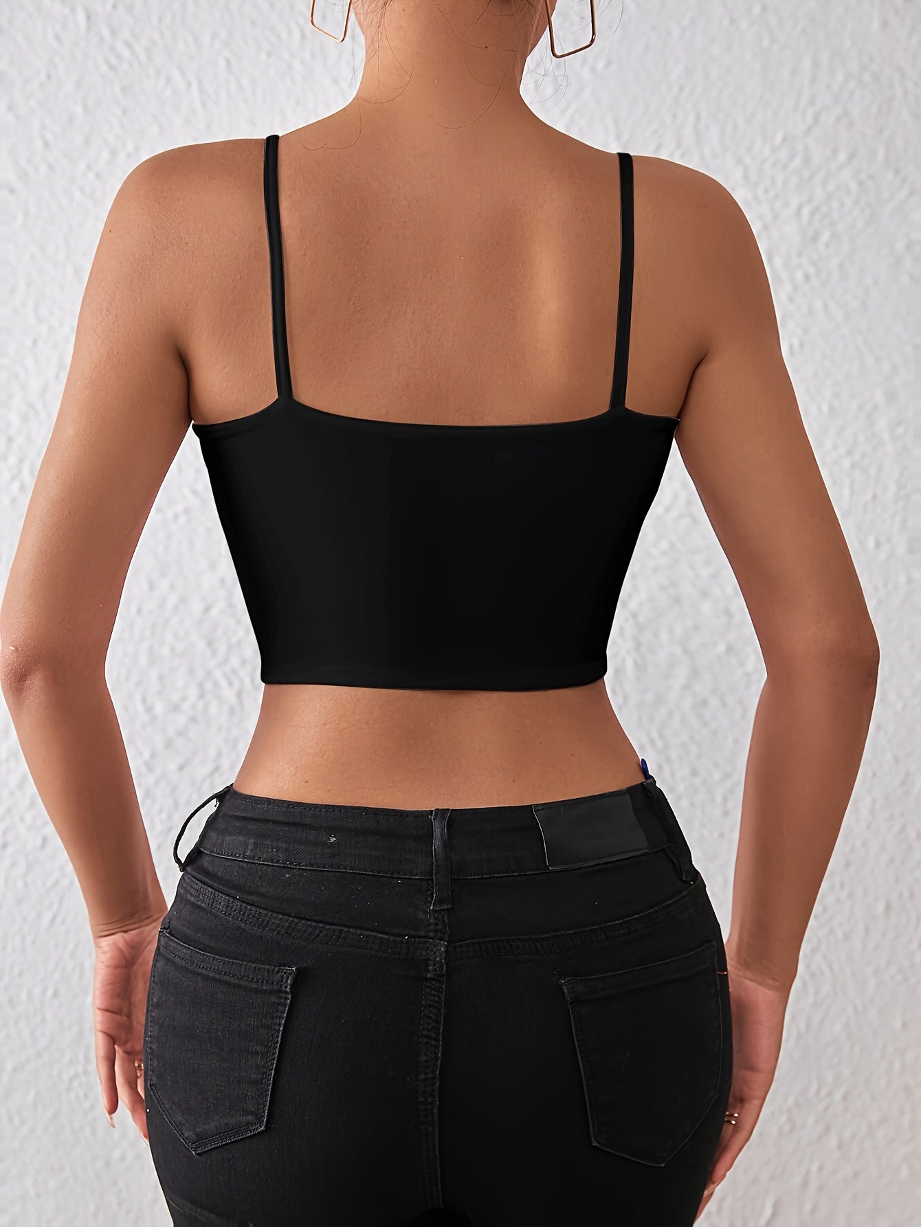 Western Style Simple Casual Off the Shoulder Slingback Knit Top, High Stretch Solid Color, Short Length, Slim Fit, 180g/m² Polyester Fabric