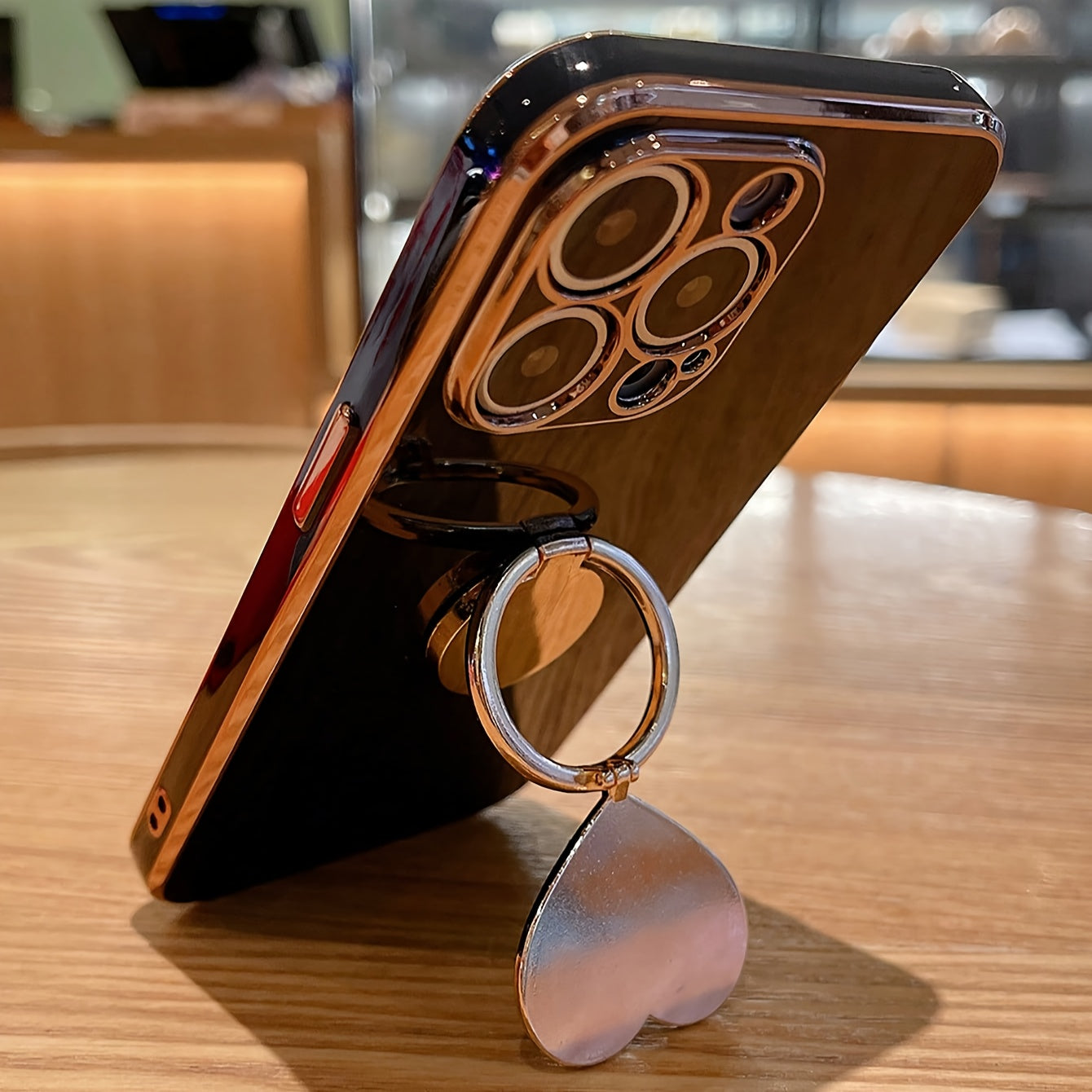 Premium Electroplated Metal Folding Stand Case for iPhone 7/8/XR/XS/11/12/13/14/15 Pro Max Plus
